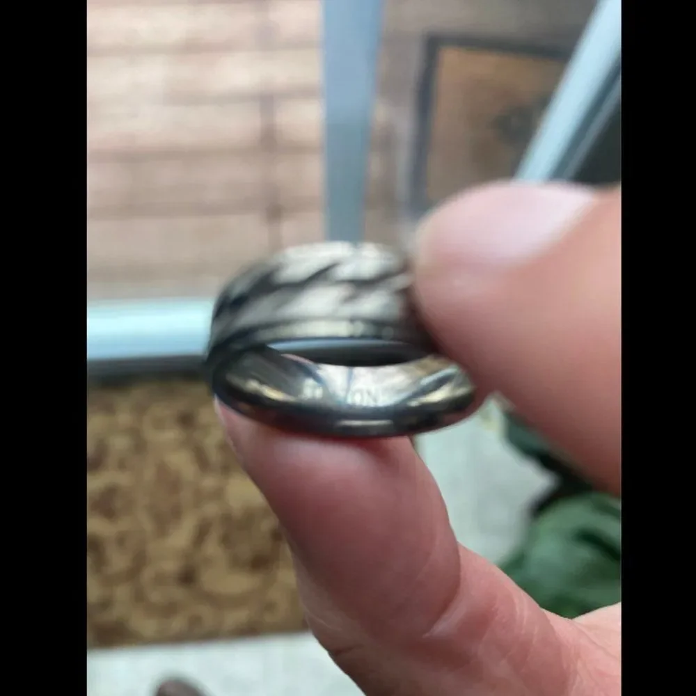 ‎Mens triton titanium wedding band